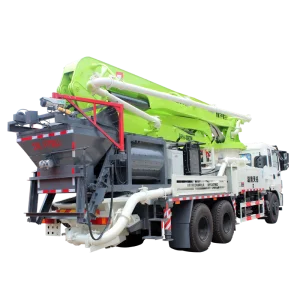 Concrete Boom Pump Mixer Truck
