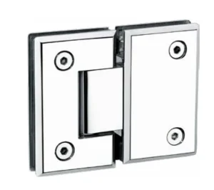 Custom 180 Degree Glass Door Hinge Stainless Steel 4mm Thick Shower Door Hinges Cupboard Clamp Mounted Hardware Showcase Bathroom Cabinet