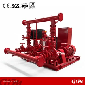 Diesel Engine Driven Fire Fighting Pump Package Nfpa20 Fire Pump Set