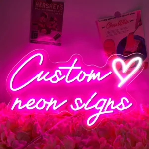 EU Us Happy Birthday PVC Waterproof LED Neon Light Advertising Use Flex Neon Custom Neon Sign