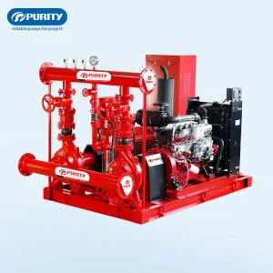 Edj 250gpm 1000gpm Electric and Diesel Driven Fire Fighting Water Pump