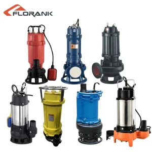 Electric Stainless Steel Non-Clogging Centrifugal Submersible Sewage Water Pump