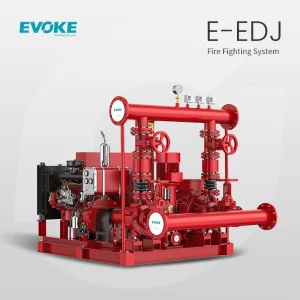Evoke E-Edj Electric Diesel Jockey Fire Fighting System Fire Protection Nfpa20 Pump