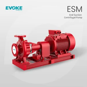 Evoke Esm End Suction Horizontal Industrial Centrifugal Fire Fighting Electric Water Pump