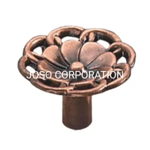 Fashion Zinc Alloy Flower Style Furniture Handle Cabinet Knob Wardrobe Knob