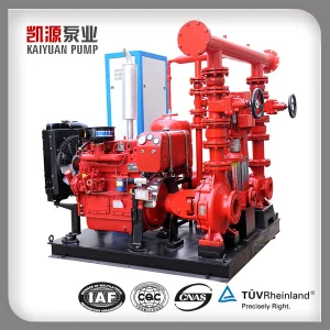 Fire Pump System with Diesel Engine Pump Electric Jockey Fire Pump and Control Panel