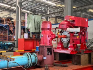 Flow: 560m3/H, Head 160m Nfpa20 Standard Diesel Engine Driven Vertical Turbine Fire Pump