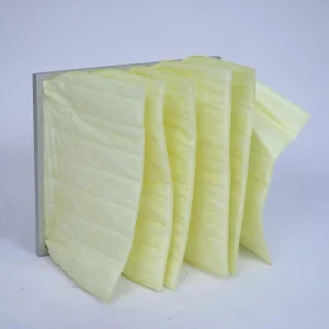 High Efficiency F5 F6 F7 F8 F9 Pocket Filter for Air Purifier Air Clean Equipment