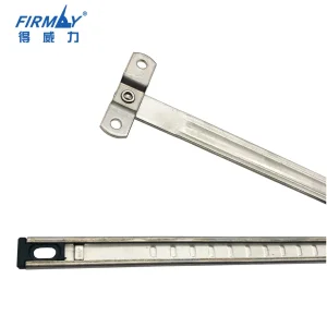 High Quality Hardware Aluminum Window SS304 U Shape Groove Limiter Concealed Hinges Egress Friction Stay