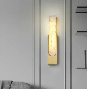 Gold Alabaster LED Lamp