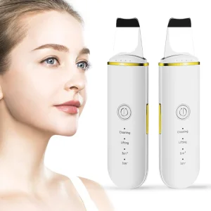 Hot Sale Professional Electric Ultrasonic Skin Scrubber Sonic Manual Facial Skin Scrubber