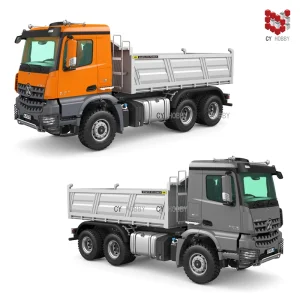 Huina K5702 6X6 1: 14 Scale Remote-Controlled Dump Truck Engineering Vehicle Truck Toys RC Car for Kid's Gift Toy Children Toy