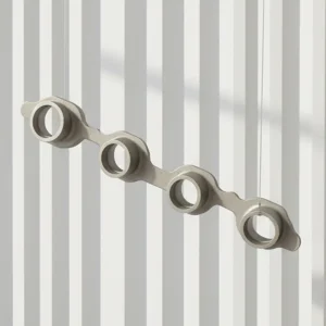 Innovative Round Base Glass Door Hardware with Industrial Clamping Design