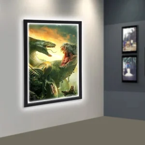 LED Advertising Light Box Movie Poster Display Wall Mount Aluminum Art Picture Frame Light Box Advertisement Sign 110V