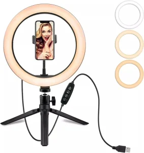 LED Ring Light for Live Video
