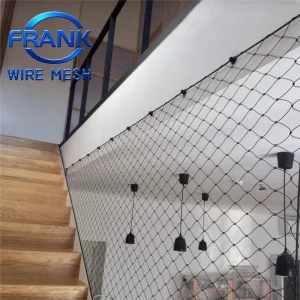 Modern Decorative Flexible Stainless Steel Wire Rope Mesh for Stair Railing Handrail