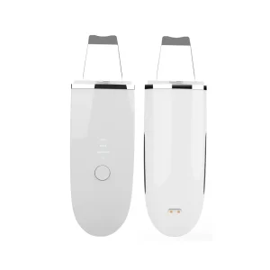 New Design Ion Therapy Ultrasonic Beauty Deep Cleansing Vibration Massage Skin Spatula Blackhead Pore Cleaner Skin Scrubber