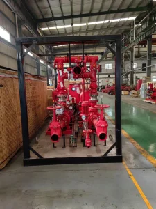 Nfpa20 Standard Diesel Engine Driven Long Shaft Vertical Turbine Fire Pump with UL/FM Certificates