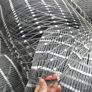 Outdoor Stainless Steel Cable Railing Balcony Wire Mesh Fence