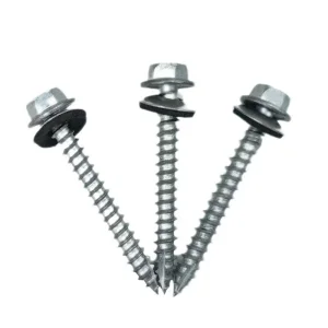 Pointed Hexagon Washer Screws for Durable Mounting and Connection