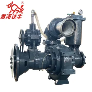 Portable Flood Prevention and Drainage Diesel Engine Self Suction Pump, Horizontal Large Displacement Drainage Pump