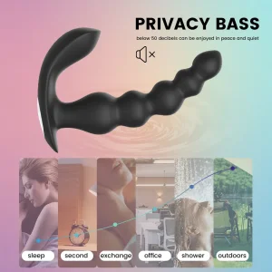 Premium Vibrating Anus Bead Toy for Men with Remote Control