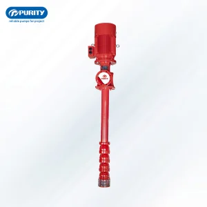 Purity 6 Inch Vertical Turbine Fire Fighting Water Pump System of New Materials