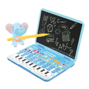 QS Toys Children's Drawing Board Learning Machine Double Function Intelligent Learning Machine Multifunctional Story Machine