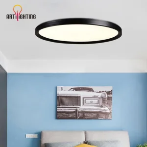 Round LED Ceiling Down Panel Light for Home Shopping Hospital Workshop Office Lightings