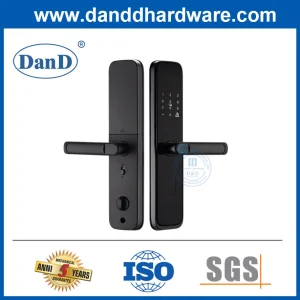 Security Fingerprint Digital Smart Electronic Mortise Door Lockset Electric Keyless Camera Card Access Control Hotel Lock System Intellige Handle Door Lock