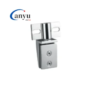 Shower Door Active Pivot Glass Clamps Rotary Shaft Movable Clip Glass Hardware