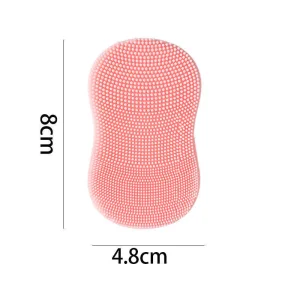 Silicone Cleansing Brush Manual Facial Cleanser Brush Makeup Brush