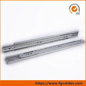 Smooth-Glide 45mm Ball Bearing Drawer Slides with Soft Close Feature
