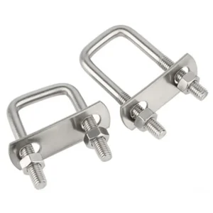 Stainless Steel 304 Rust-Resistant for Construction &amp; Vehicle Applications Industrial Pipe Clamps and Mounting Brackets U-Bolts