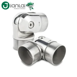 Stair Railing Fittings Guardrail Connector Balcony Handrail Elbow