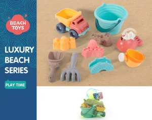 Summer Environmental Protection Seaside Summer Children′ S Toys Beach Soft Glue ATV 10-Piece Entertainment Toys