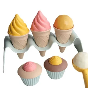 Summer Plastic Beach Bucket Tool Set Eco-Friendly Wheat Straw Play Toys