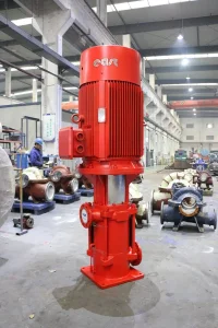 Vertical Inline Electric Fire Fighting Water Pump