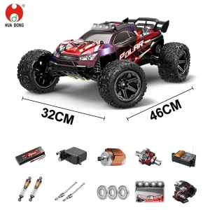 Wholesale Plastic Toys Big Size RC Car 1/10 Scale RC Car Kids Toy High-Speed Motor RC Car Remote Control Racing Car Toy 4WD Electric High-Speed RC Car Toys