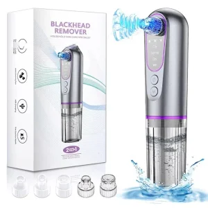 Yc155 Blackhead Vacuum Suction Facial Pore Cleaner Remover with Bubble Technology for Deep Cleansing at Home