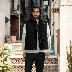 ODM ZD embroidery back down jacket vest Supplier, Product