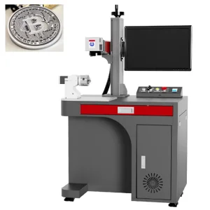 20W 50 Watt 100W Fiber Laser Marking Machine Label Maker Printer Custom Photo Projection Necklace Machine