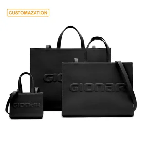 Bolso de mano vegano de calidad personalizada