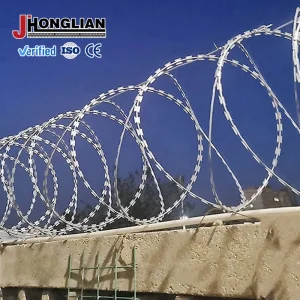 Galvanized Razor Barbed Wire Concertian Razor Wire Coil Razor Wire
