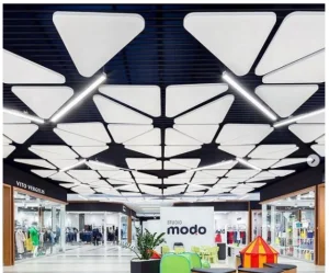 Premium Horizontal - Hung Fiberglass Acoustic Clouds 0.9 Nrc for Unobstructed Talk in Open Rooms