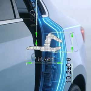 High Quality Car Sun Roof Extrusion Rubber Product Seal Strip Pb06A/D