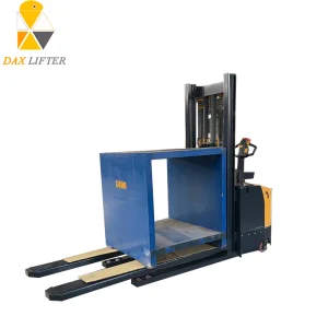 Warehouse Solution Electric Stacker 1500kg Pallet Truck with Polyurethane Wheels