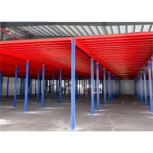 Steel Mezzanine Floor with Pallet Racking Support System