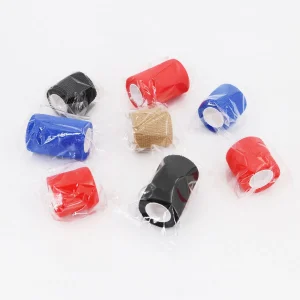 Medical Sports Latex Free 100% Cotton Spandex Elastic Pattern Printed Cohesive Self-Adhesive Bandage