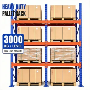 Heavy Duty Selective Pallet Rack Convencional Industrial Warehouse 1000-3000kg Load Capacity Cold Room Pallet Racking System